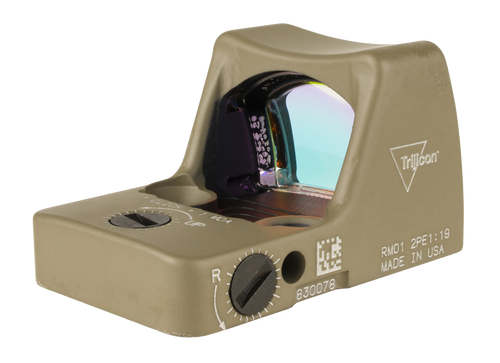 Trijicon 700624 RMR Type 2 Flat Dark Earth 1 X  0.89" x 0.67" 3.25 MOA Red Dot
