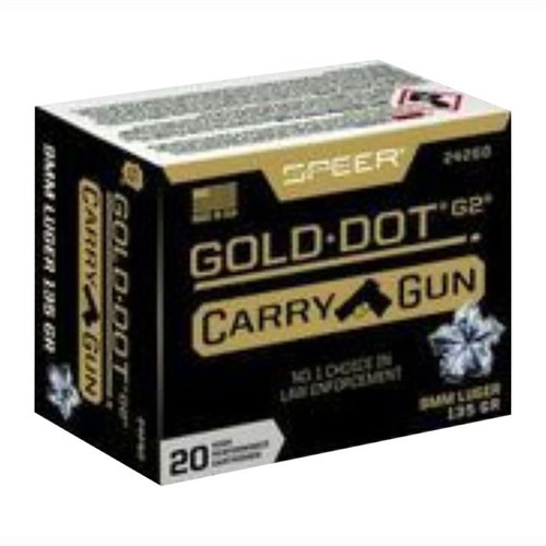 9MM LUGER 135GR JACKETED HOLLOW POINT 200/CASE