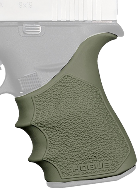 Hogue 18211 Grip Sleeve Handall Beavertail OD Green Rubber