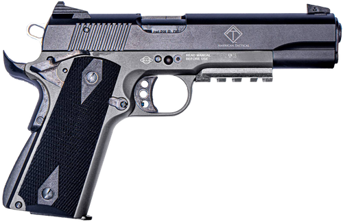 ATI GERG1911ADOPGR GSG 1911  22 LR 10+1 5" Black Steel Barrel, Black Parkerized Serrated Slide, Gray Polymer Grip