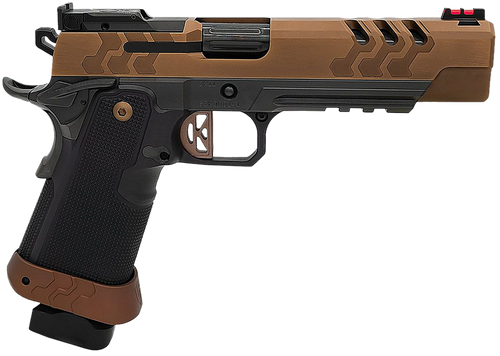 Kimber Mfg.,inc 3500052 2K11 Target (OR)  45 ACP 17+1 5" High Polished w/ Coyote PVD, Brush Polish Flats w/ DLC Coating Stainless Steel Slide Aluminum Grip