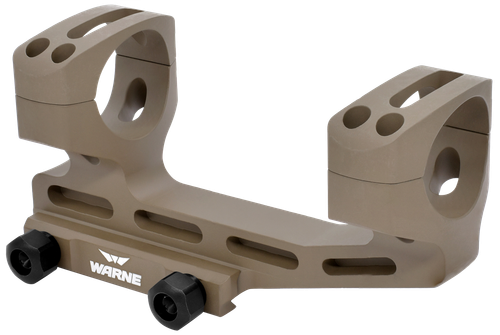 Warne LRSKEL34DE Skeletonized Scope Mount/Ring Combo Dark Earth Aluminum 34mm Tube MSR 20 MOA