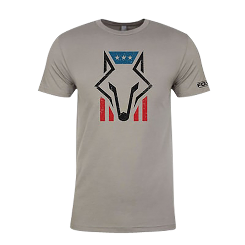 Foxpro FHFGS Foxhead Flag Gray Cotton/Polyester Short Sleeve Small