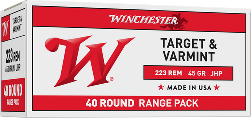 Winchester Ammo USA2232 USA  223Rem 45gr Jacketed Hollow Point 40 Per Box/10 Case