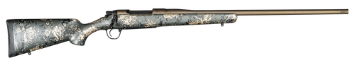 Christensen Arms 8010108500 Mesa FFT 300 Win Mag 3+1 22" Threaded Barrel, Burnt Bronze Cerakote, Green with Black/Tan Webbing Stock