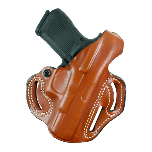 DeSantis Gunhide 001TA2XZ0 Thumb Break Scabbard OWB Tan Leather Belt Slide Fits Sig P365-XMACRO Right Hand