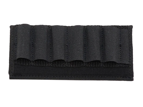 GrovTec US Inc GTAC87 Belt Slide  Nylon w/Elastic Loops 6rd Shotgun Belt Slide Mount 2.25"