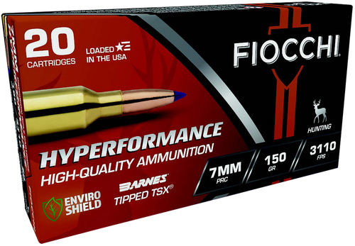 Fiocchi 7PRCTT Hyperformance  7mmPRC 150gr Barnes Tipped TSX 20 Per Box/10 Case