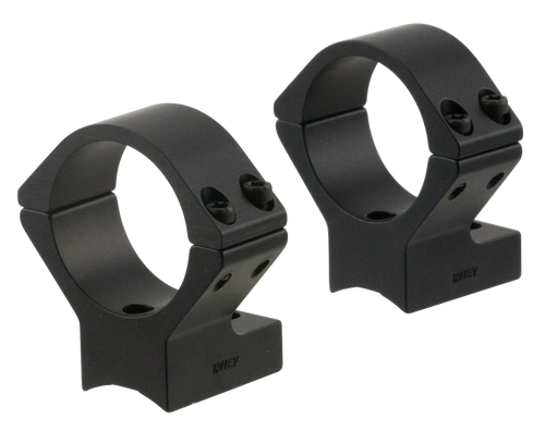 Talley 740734 Scope Mount/Ring Combo  Black Anodized 30mm Tube Weatherby Vanguard Medium Rings
