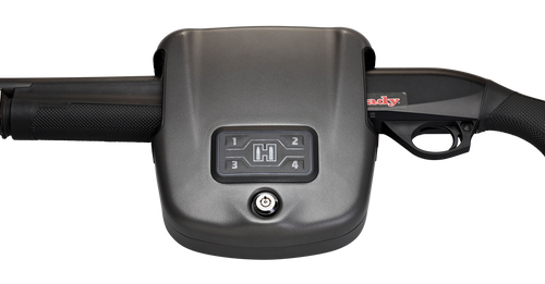 Hornady 98180 Rapid Safe Shotgun Wall Lock RFID Access Code Key Entry Black Steel Holds Shotgun 8.50" L x 9.20" W x 2.70" D