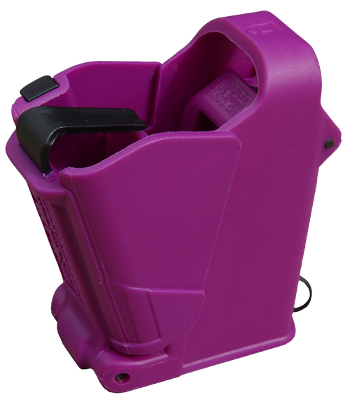 Maglula UP60PR UpLULA Loader & Unloader Double & Single Stack Style made of Polymer with Purple Finish for 9mm Luger, 45 ACP Pistols