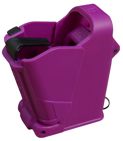 Maglula UP60PR UpLULA Loader & Unloader Double & Single Stack Style made of Polymer with Purple Finish for 9mm Luger, 45 ACP Pistols