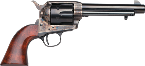 Taylors & Company 550903 1873 Cattleman Uberti Large 357 Mag/38 Special 6 Shot 5.50" Blued Steel Barrel & Cylinder, Color Case Hardened Steel Frame, Walnut Navy Style Grip, Exposed Hammer