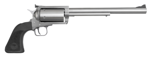 Magnum Research BFR460SW10 BFR Long Cylinder Large Frame 460 S&W Mag 5 Shot, 10" Brushed Stainless Steel Barrel, Cylinder & Frame, Black Rubber Grip, Exposed Hammer