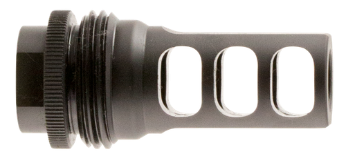 SilencerCo AC1733 ASR Muzzle Brake Black Steel with 5/8"-24 tpi Threads for 458 Cal