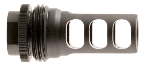 SilencerCo AC1733 ASR Muzzle Brake Black Steel with 5/8"-24 tpi Threads for 458 Cal