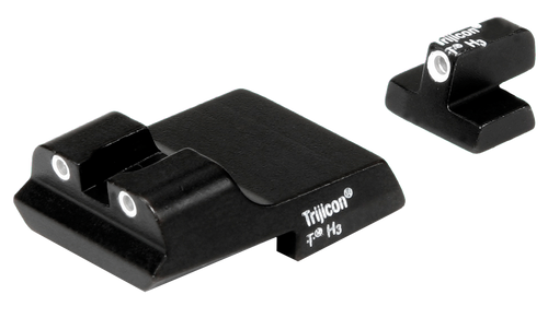 Trijicon 600437 Bright & Tough Night Sights  Green/Tritium White Outline Front Sight-Green/Tritium White Outline Rear Sight Smith & Wesson 1911