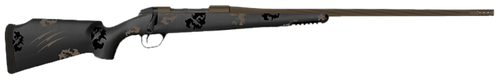 Fierce Firearms TWTROG7PRC22BT Twisted TI Rogue 7mm PRC 22" Black Cerakote Steel Threaded Barrel, Black Cerakote Drilled & Tapped Titanium Receiver, LR Negative Comb Trophy Camo Carbon Fiber Stock
