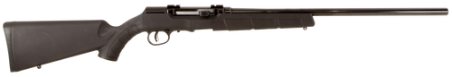 Savage Arms 47007 A Series Magnum Full Size 17 HMR 10+1 22" High Luster Heavy Barrel, High Luster Drilled & Tapped Carbon Steel Receiver, Matte Black Fixed Synthetic Stock, Right Hand