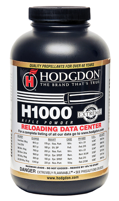 Hodgdon 10001 Extreme H1000 Rifle Powder Multi-Caliber 1 lb