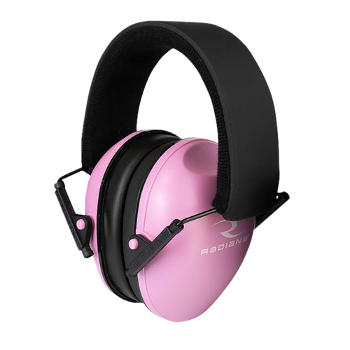 Radians LS0800CS Lowset Passive Muff 21 dB Over the Head Pink/Black Women 1 Pair