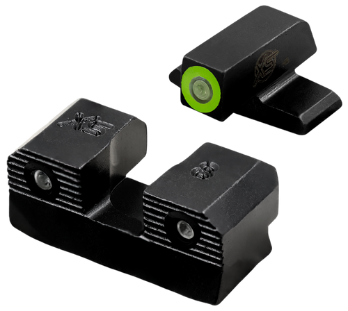 XS Sights SIR201P6G R3D 2.0 Night Sight Set Green Tritium Front/Black Oxide Frame Fits Sig/Springfield/FN 509