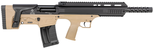 ATI ATIG12BDT Bulldog  12 Gauge Semi-Auto 3" 5+1 18.50" Black Steel Barrel, Black Aluminum Receiver, Picatinny Rail, Tan Fixed Bullpup Stoc & Grip