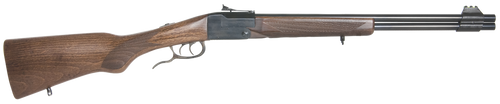 Chiappa Firearms 500111 Double Badger  Full Size 22 WMR 2rd, 19" Blued Barrel & Receiver, Beechwood Folding Checkered Stock, Right Hand