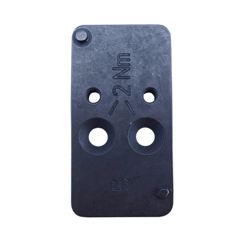 HK 50254265 Optic Plate #5 Black Steel, Fits HK VP9 OR Burris/Vortex Pattern Footprint Mount
