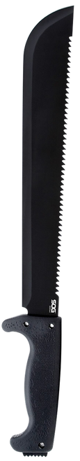 S.O.G SOG-MC01-N SOGfari  13" Black Powder Coated 3Cr13MoV SS Blade Black Kraton Handle 19" Long Includes Sheath