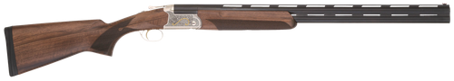 TriStar 33136 Trinity II Full Size 28 Gauge Break Open 3" 2rd 28" Black Over/Under Vent Rib Barrel, Acid Etched w/24K Gold Inlay Stainless Steel Receiver, Fixed Turkish Walnut Stock, Right Hand
