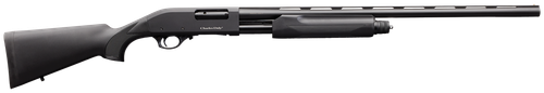 Charles Daly 930223 301 Full Size 20 Gauge Pump 3" 4+1 26" Blued Vent Rib Barrel, Black Anodized Aluminum Grooved Receiver, Fixed Black Synthetic Stock, Right Hand