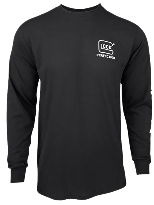 Glock AP96099 Perfection Long Sleeve Tee Black Pre-Shrunk Cotton Long Sleeve Medium