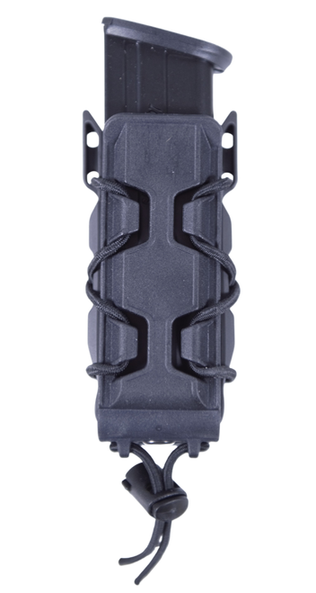 High Speed Gear 16PT01BK TACO V2 Mag Pouch Single, Black Polymer, Belt Clip/MOLLE U-Mount, Compatible w/ Pistol Mags