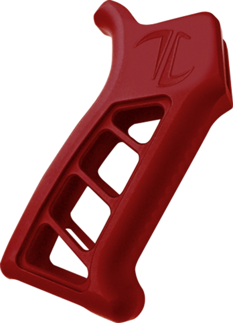 TIMBER CREEK OUTDOOR INC EARPGR Enforcer AR Pistol Grip Red Anodized with Clear Cerakote Aluminum
