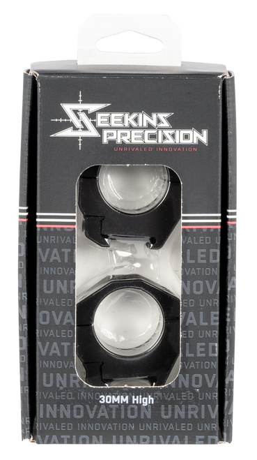 Seekins Precision 0010620012 Scope Rings  Matte Black 30mm High