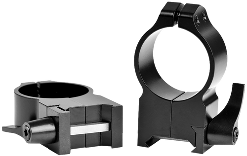 Warne 216LM Vertical Rings Maxima Matte Black 30mm Extra High Quick Detach 0 MOA
