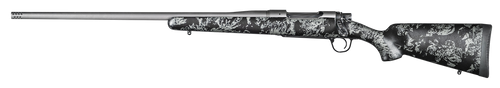 Christensen Arms 8010111900 Mesa FFT 300 Win Mag 3+1 22" Threaded Barrel, Tungsten Gray Cerakote, Black with Gray Webbing Stock, Left Hand