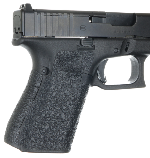 Talon Grips 382R Adhesive Grip  Glock Gen5 19/23/25/32/38/44 w/No Backstrap, Black Textured Rubber