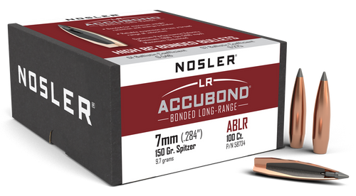 Nosler 58734 AccuBond Long Range 7mm 150gr Spitzer Point 100/Box