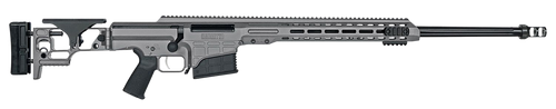 Barrett 18489 MRAD  300 Win Mag 26" 10+1 Gray Gray Folding with Adjustable LOP Stock Black Polymer Grip Right Hand