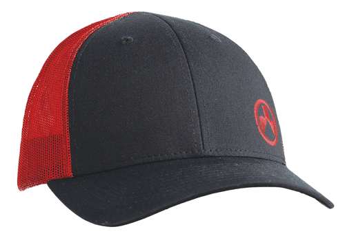 Magpul MAG1106-003 Icon Trucker Hat Black/Red Adjustable Snapback M/L Structured