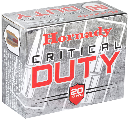 Hornady 90926 Critical Duty  45ACP+P 220gr Hornady FlexLock 20 Per Box/10 Case