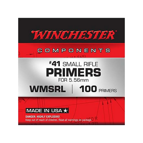 Winchester Ammo WMSRL Primers #41 Small Rifle 5.56x45mmNATO/1000Rds