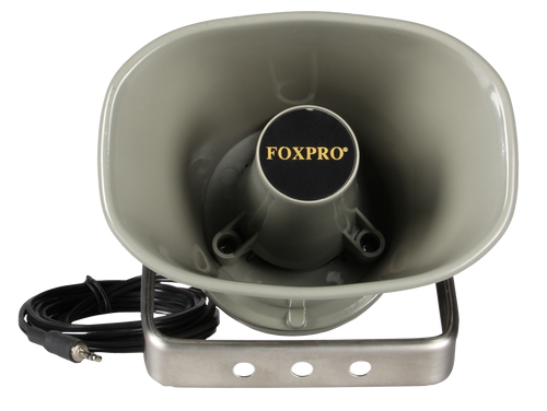Foxpro SP60 External Speaker  8ft Speaker Cable, Mounting Bracket, 3.5mm Plug