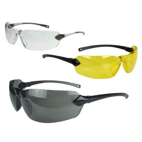 Radians OV3114CS Overlook Glasses Adult Clear/Smoke Gray/Amber/Black/Silver Frames 3 Pack