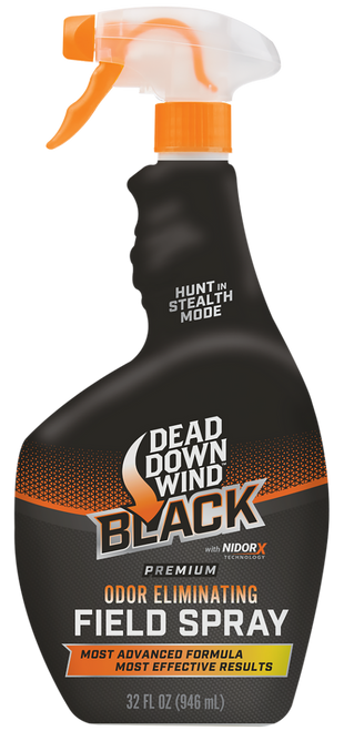 Dead Down Wind 137240 Black Premium Field Spray Odor Eliminator 24 oz Trigger Spray