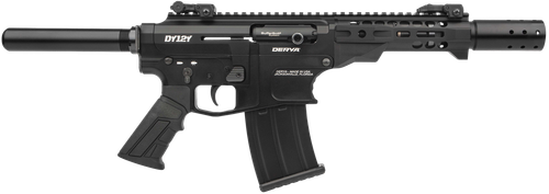 Derya Firearms DY12Y11US Namlu DY12 12 Gauge Semi-Auto 3" 5+1 11" Black Melotine Threaded Barrel, Black Anodized Aluminum Receiver w/Picatinny Rail, Black Adjustable Polymer Stock & Pistol Grip