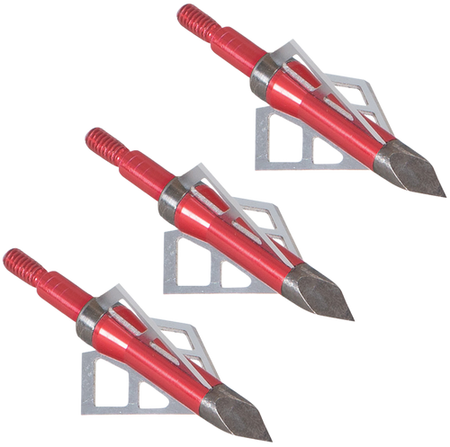 Allen 14696 Photon Broadhead Stainless Steel Blades Red 3 Pack