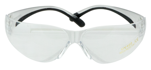 Walker's GWPYWSGCLR Sport Glasses Clearview Youth Clear Lens Polycarbonate Clear Frame